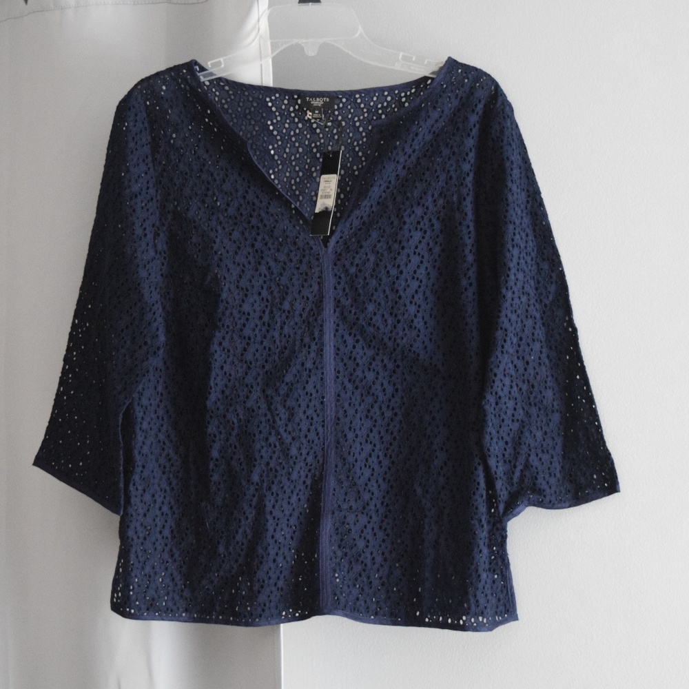 Talbots Eyelet Women's Top